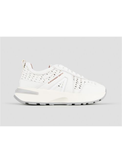 Sneakers Liverpool in pelle con inserto intrecciato Alexander Smith ALEXANDER SMITH | ASBDLPW-2211-TWT